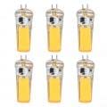 Garosa 6Pcs 220V 9W G4 LED Bulbs Dimmable 500LM COB Lamp for Home Ceiling Landscape Chandelier Lamps(3000K Warm Light)