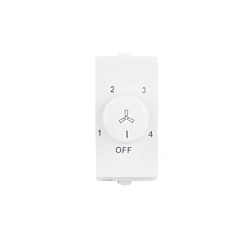Image of Logitec Fan Regulator 4-Speed Type: ONE MODULE PENTA White