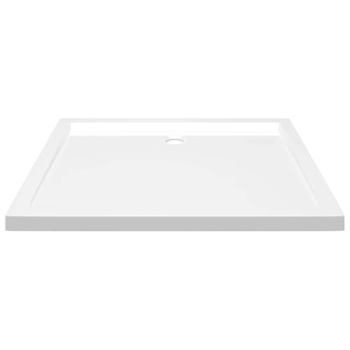 vidaXL Duschtasse Niedrige Schwelle Duschwanne Bad Brausewanne Brausetasse Duschbecken Dusche Wanne Bad Badezimmer ABS Rechteckig 80x100cm – Bild 5