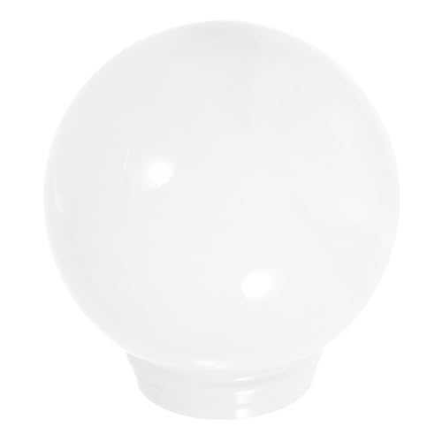HONMEET Pantalla Lámpara Esférica Acrílica Resistente para Exteriores Cubierta Reemplazo Globo Lámpara Jardín Fácil Instalación Ambiente Cálido para Patio y Pared