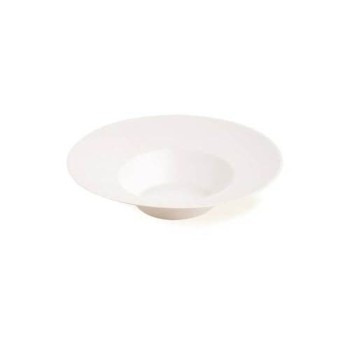 Generico 50 Piatti fondi GOURMET CAPPELLO PRETE compostabili in bagassa da 400 ml