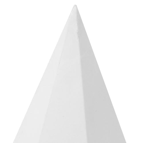 Modèle géométrique Healvian en gypse blanc pour cours d'art - 3