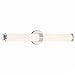 Access Lighting - HI Access 62531LEDD-BS/OPL Transitional LED Vanity from Aqua Collection in Pewter, Nickel, Silver Finish, Brushed Steel