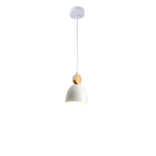 Suspension 3 lumières en fer et bois pour un éclairage doux