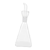 Bouteille d'assaisonnement simple - bouteille d'huile en verre nécessaire et incontournable pour votre cuisine, design unique, pas facile à renverser, bouteille de condiment pratique