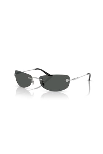 Versace Rimless Silver Men's Sunglasses