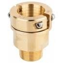 Mini GEBO Racor Unión Tubo 3/8" a Rosca 1/2" Macho Latón