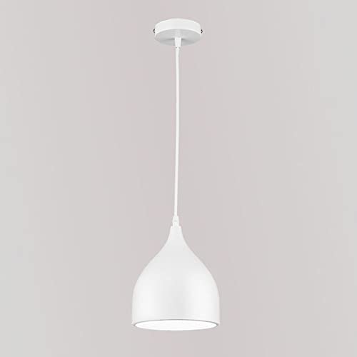 Chandelier moderne blanc réglable en fer, finissez-en avec les cuisines sombres
