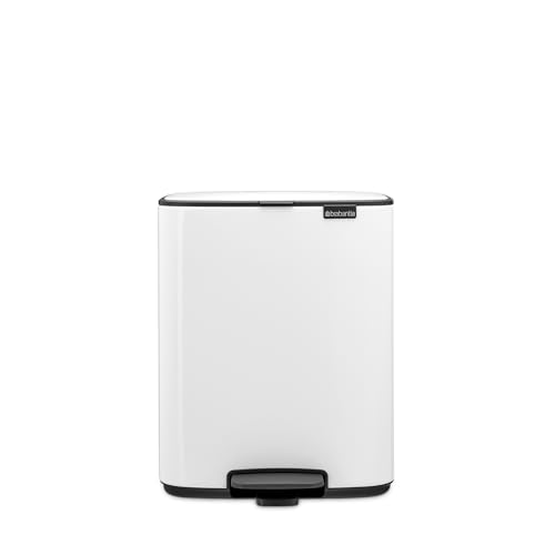 Caneca de Basura Brabantia Bo Small 3.2 Gal Blanco