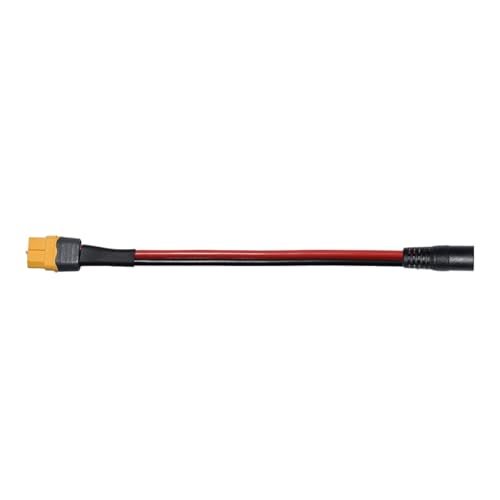 Cable XT60 a DC 5.5mm x 2.1mm macho hembra para monitor FPV y juguetes