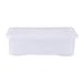 Wham Crystal 5x 32L Plastic Storage Boxes with Lids. Medium Size, Under Bed Storage, Strong, Stackable, Nestable (Pack of 5, 32 Litre). Made in the UK (Clear)