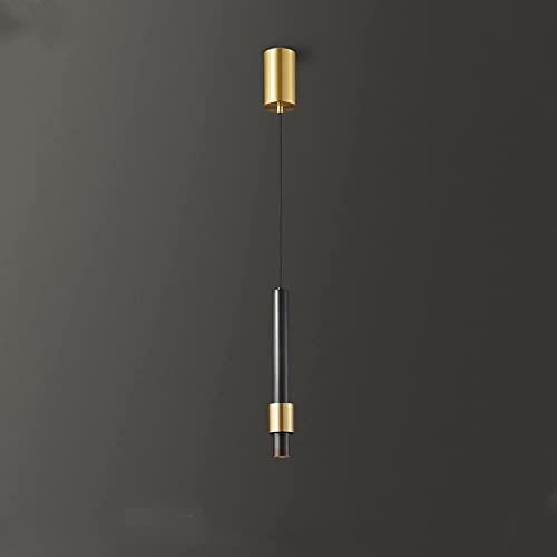 Lustre entièrement cuivre source COB 3W au design minimaliste