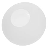 Operitacx Flacher Opalglas Lampenschirm Weißer Kugel Lampenschirm für Pendelleuchten Wandleuchten und Deckenleuchten Elegantes Design Einfache Montage Vielseitig Einsetzbar