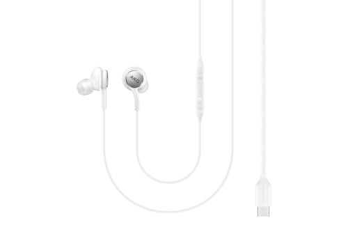 Samsung Type-C Earphones EO-IC100, Sound by AKG, Zwei-Wege Lautsprecher, Gewebekabel, USB Type-C Anschluss, angenehme Passform, White – Ansicht 5