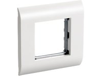 Preisvergleich Produktbild French Modular Abdeckrahmen mit Fenster (45x45mm), Reinweiß