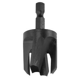 W.L. Fuller QP4 1/4" Tapered Plug Cutter with 1/4" Quick Change Hex Shank