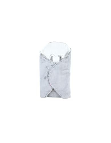 NOUKIE'S - Couverture enveloppante Bébé - Idéale pour Poussette et Siège Auto - 65cm x 45cm -...