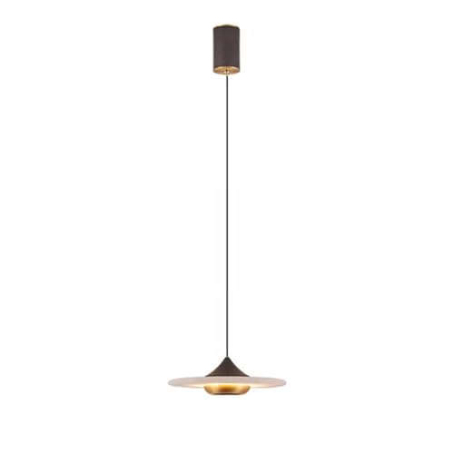 Lustre de chevet LED moderne de 9,84 pouces compact et design minimaliste
