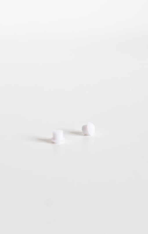 Möbel Abdeckkappen für IKEA Billy & KLEPPSTAD – 3D gedruckte Schrauben- und Lochabdeckungen – Set für Regale & Schränke (Weiß, für Billy 50 Stück)