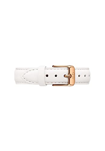 Daniel Wellington Petite Bondi, Montre Blanc/Or Rose Bracelet, 14 mm, Cuir, pour Femmes