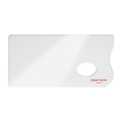 Caran d'Ache Artist Plexiglass Pallet White 26 x 13 mm Cover