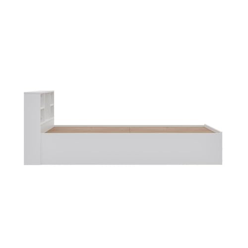Image of Wakefit Bed | 1 Yr Warranty | Bed Queen Size, Comes with Storage Box, Noise Free, Density: 680-750 kg /m, Termite & Borer Resistant, Fits Mattresses Up to 8 Inches (Petra 78 x 60 - Frosty White)