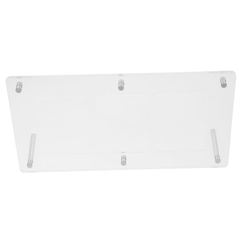 Veemoon Clear Acrylic Trading Card Display Frame - 3 Slot Holder for Graded Sports Cards - Organizer Stand