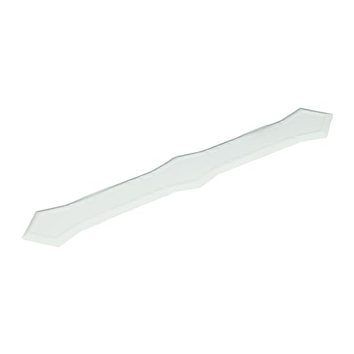 Rocky Mountain Goods Aluminum Downspout Band Strap - Low Gloss White - Works with 2