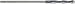 Carbide End Mill, 1/4" Diameter, 2 Flute, Single, 6", TiAlN Coated