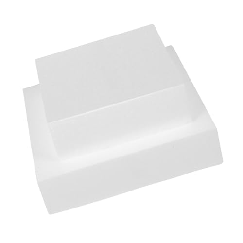 Homoyoyo Modelo de Pastel Decorativo Cuadrado de Espuma de Color Claro 7 Cm, Set 2 Piezas para Práctica de Decoración Diy, Accesorios Reutilizables para Tartas, Manualidades y Bricolaje