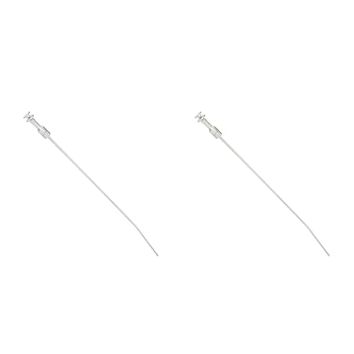 Abaodam 2pcs Tool Cattle Animal Breeding Cow Breeding Livestock Tool Breeding Cow Breeding Silver Stainless Steel