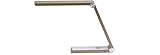 wattage: 5 watts Iluminación, Lámpara de escritorio LED con carga inalámbrica y 2 puertos de carga USB, Lámpara de oficina regulable 3 modos de iluminación 2700K-6500k, 25 niveles de brillo Control táctil.