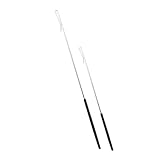 SOPOTUTU 2pcs Metal Puppet Control Rods Professional Hand Puppet Arm Sticks for Precise Movement Lightweight Accessories for Puppetry Performances and Educational Use
