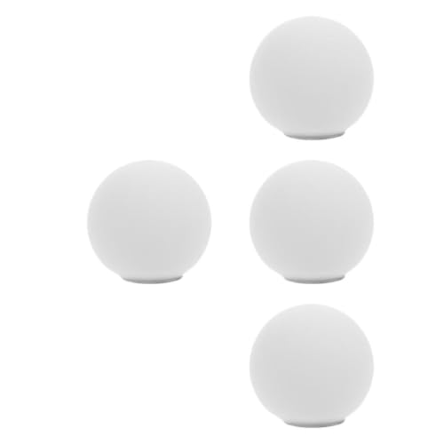 Image of 4pcs Glass Lamp Shade G9 Base Frosted Round Globe for Ceiling Lights