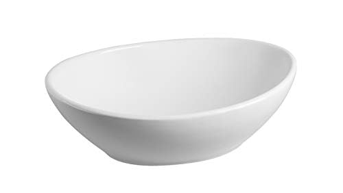 Grünblatt Mini-Waschbecken Aufsatz-Waschschale 514116 für Gäste-WC mit Lotus Effekt Nano-Beschichtung (oval)