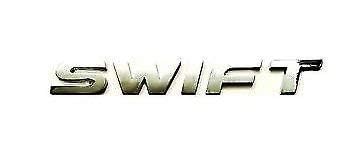 Image of Car Name Emblem Monogram Logo Sign Badge Decals Sticker Chrome Plastic for (Swift)