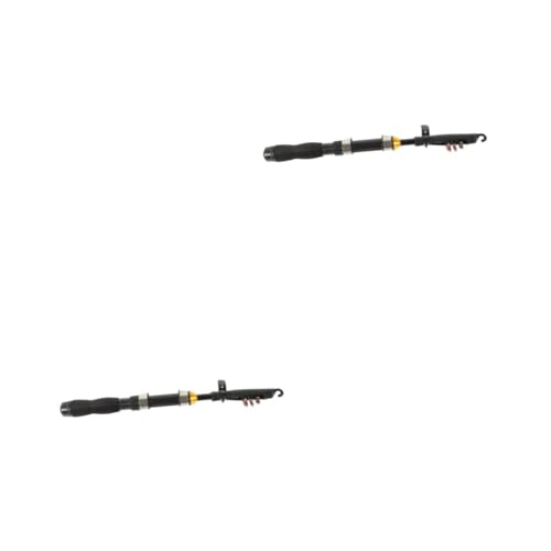 Milisten 2 Piezas Mini Poste De Mar Transportador Pequeño Trapeador De Desove Titular De La Caña De Pescar Trapeador Flotante De Desove Almohadilla Palos Fibra De Vidrio Black