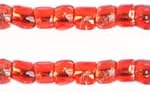 Czech Seed Beads 3Cut 12/0 Silver Lined Red Strung 3600 Beads for Jewelry Making and Crafts