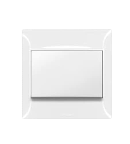 Legrand Belanko White Single Pole Switch- 1 Gang 1 Way-16A 250V-617600