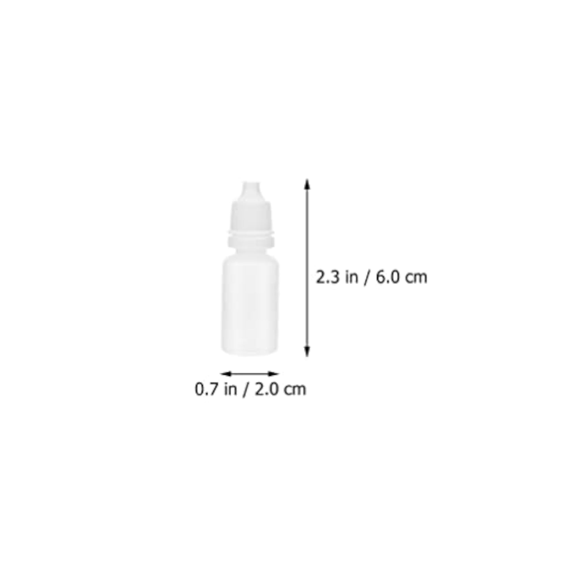 60pcs Multi-use Dropper Bottles Transparent Eye Dropper Vials