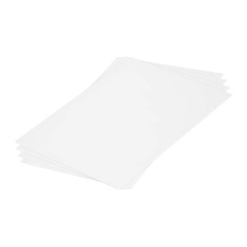 MECCANIXITY ABS Plastic Sheet 8 Inch x 6 Inch x 0.04 Inch ABS Styrene Sheets for Building Model DIY Crafts Panel White 4 Pcs