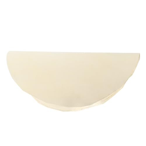 JEWEDECO Piel de Tambor Africano Cuero Natural Resistente Parche Repuesto para Percusión Accesorios para Instrumentos Musicales