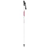 Swix Women's Techlite Performance Aluminum Ski Pole, 110, White/Red/Blue