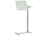 Support Réglable pour Ordinateur Portable Moderne 70 x 40 cm Cadre en Acier Bureau Manuel Vert Clair Schola