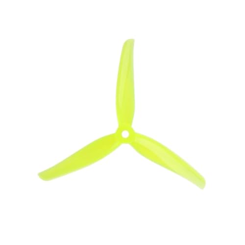 Nazgul F5 5135 5.1X3.5X3 R5 5136 5.1X3.6X3 5140 5.1X4X3 3ブレードPCプロペラ FPVレーシングフリースタイル5インチドローンDIY用(12Pairs F5 yellow)
