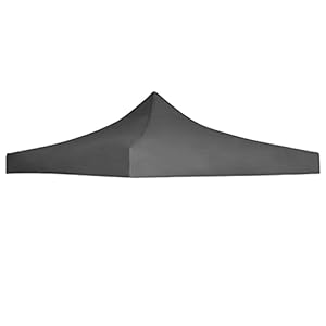 vidaXL Partytentdak Feesttent Dak Partytent Doek Tentdoek Tentdak Paviljoen Tuintent Feesttentdak Tentdak Partytentaccessoire 3×3 m Antraciet
