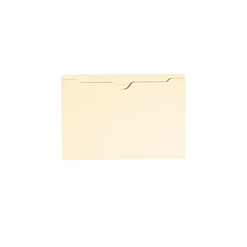 Smead File Jacket, Reinforced Straight-Cut Tab, Flat-No Expansion, Legal Size, Manila, 100 per Box (76500)