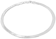 925 Sterling Silver Anklets For Women, Ankle Bracelets for Women, Beach Anklets, Bead Anklet, Summer Jewelry, 10 Inch Anklet image 4