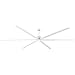 Canarm CP120WH CP120 FANBOS 55.12" 6 Blade Indoor Ceiling Fan with Remote Control