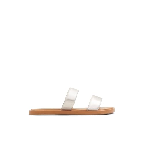 Image of Aldo krios Women's Silver Leather Sandals